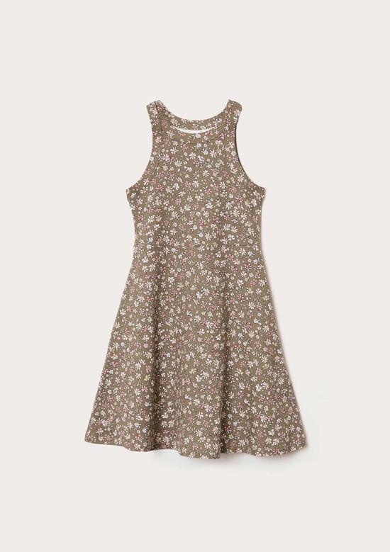 Foto do produto: Vestido Infantil Curto Em Ribana Canelada - Caqui