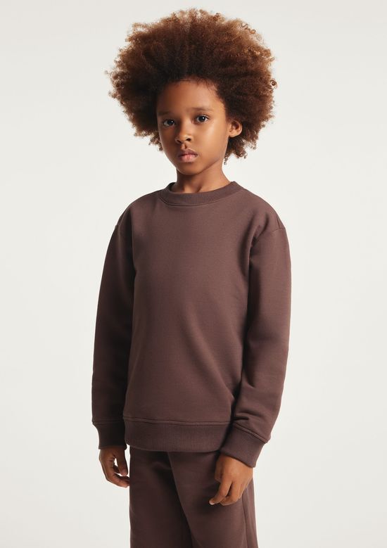 Foto do produto: Blusão De Moletom Peluciado Infantil Unissex - Marrom