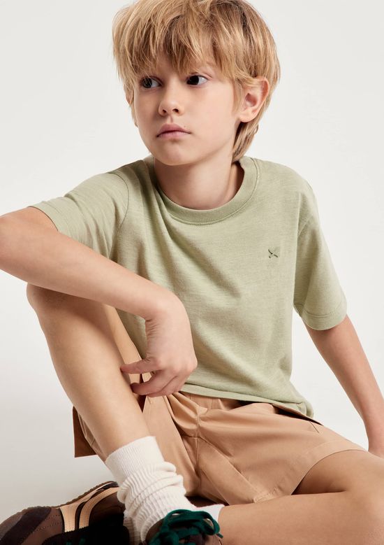 Foto do produto: Camiseta Manga Curta Infantil Menino - Verde