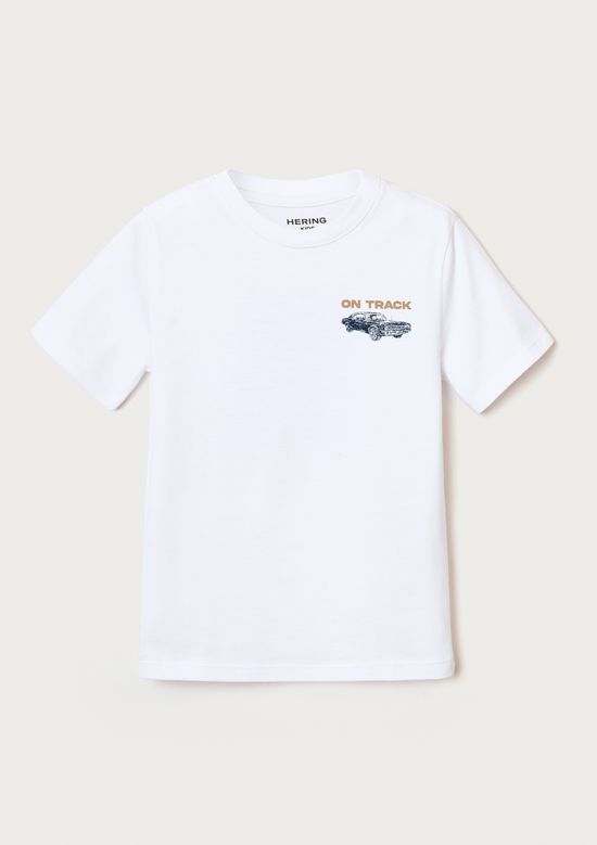 Foto do produto: Camiseta Infantil Menino Regular Estampada - Branco