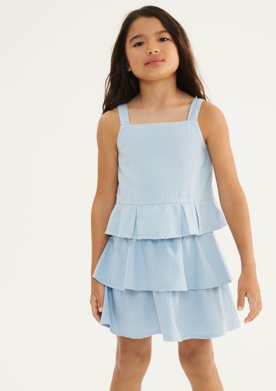 Foto do produto: Regata Infantil Menina - Azul