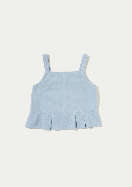 Foto do produto: Regata Infantil Menina - Azul