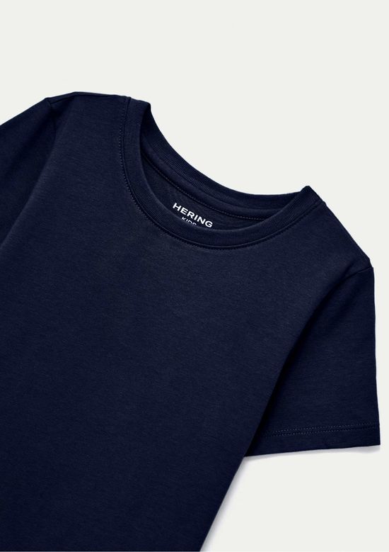 Foto do produto: Blusa Manga Curta Infantil Menina Em Malha - Azul