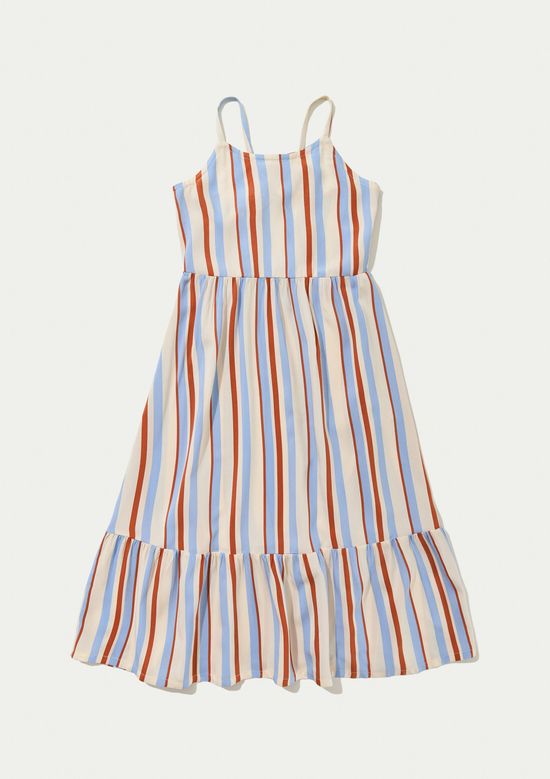 Foto do produto: Vestido Infantil Midi Com Alças Finas - Creme