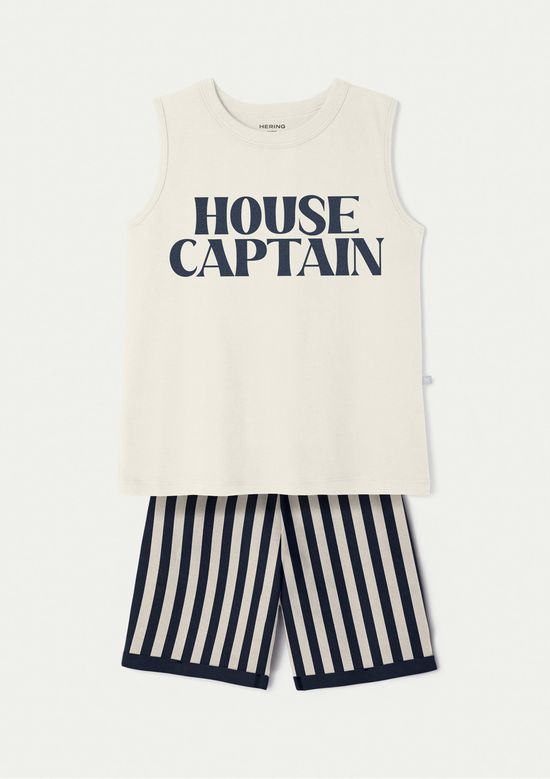 Foto do produto: Conjunto Curto Infantil Menino Com Estampa - Branco