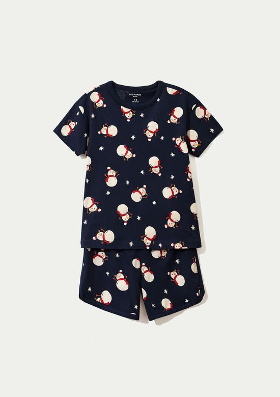 Foto do produto: Pijama Infantil Unissex Estampado - Azul