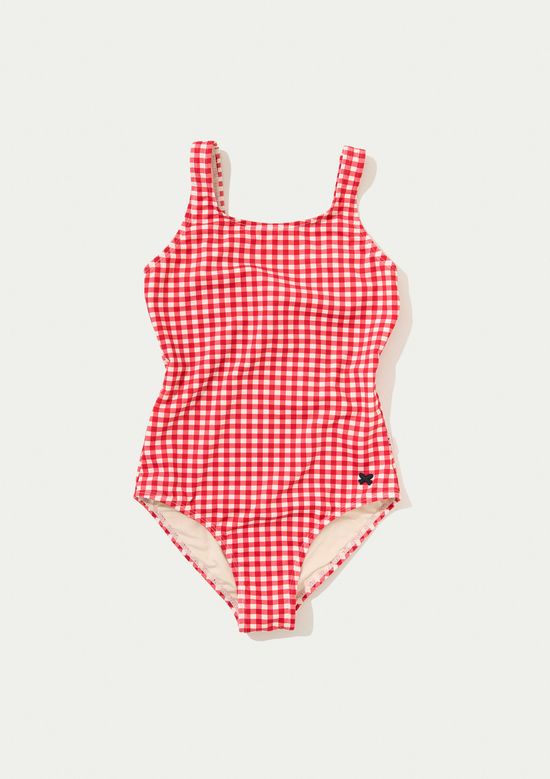 Foto do produto: Maiô Infantil Estampado Com Em Lycra® - Vermelho