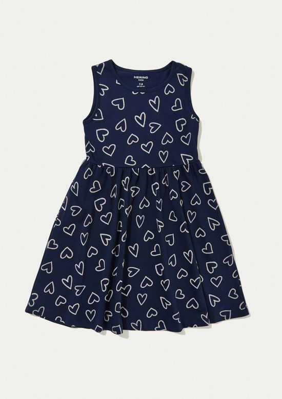 Foto do produto: Vestido Curto Infantil Estampado - Azul