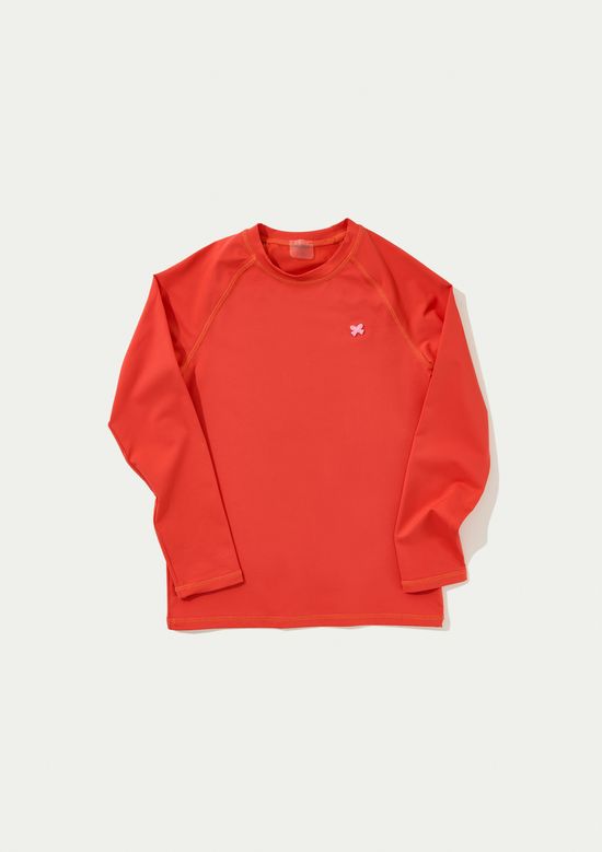 Foto do produto: Camiseta Infantil Unissex Manga Longa Com Proteção Solar - Vermelho