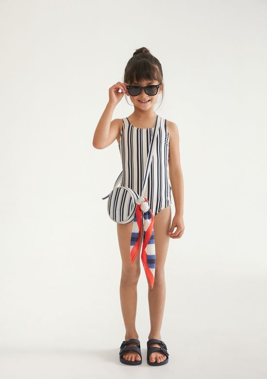 Foto do produto: Maiô Infantil Estampado Com Em Lycra® - Azul