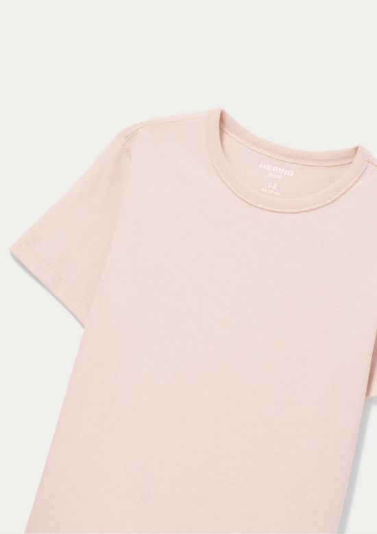 Foto do produto: Camiseta Básica Infantil Algodão Unissex - Rosa