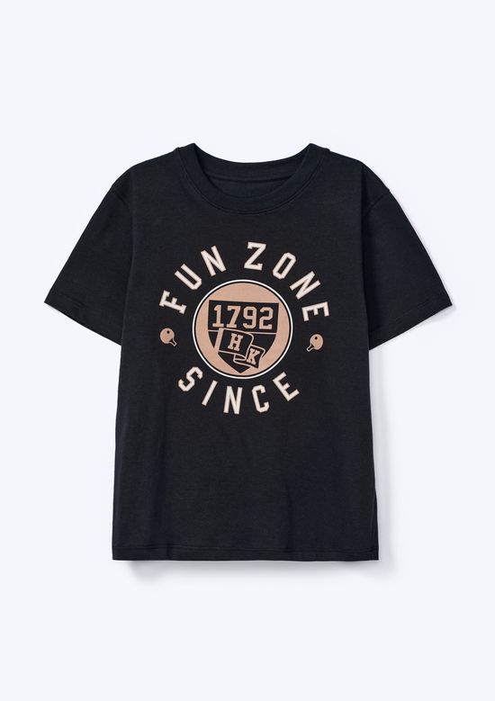 Foto do produto: Conjunto Infantil Menino Curto Com Estampa - Preto