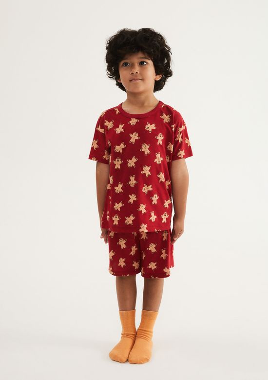 Foto do produto: Pijama Infantil Unissex Estampado - Vermelho