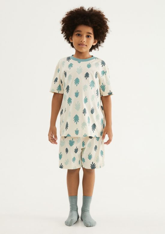 Foto do produto: Pijama Infantil Menino Box Estampado - Creme