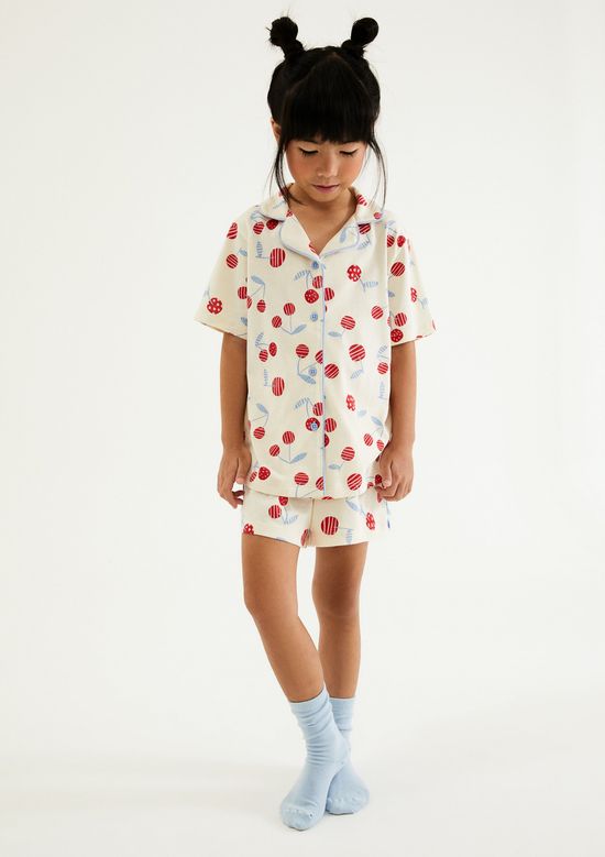 Foto do produto: Pijama Infantil Menina Americano Estampado - Creme