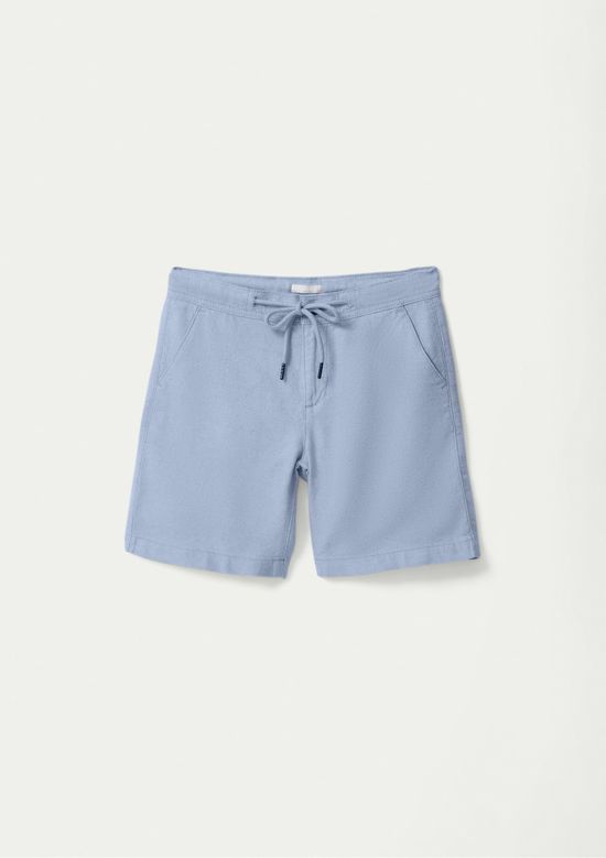 Foto do produto: Bermuda Infantil Menino Com Linho - Azul