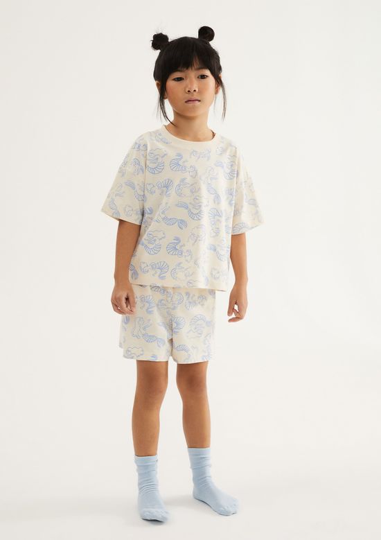 Foto do produto: Pijama Infantil Menina Box Estampado - Creme