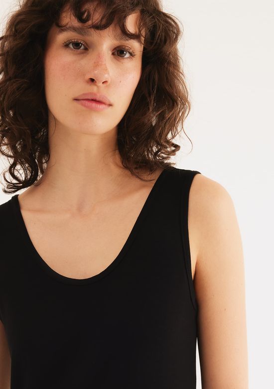 Foto do produto: Pijama Curto Feminino Em Viscolycra - Preto