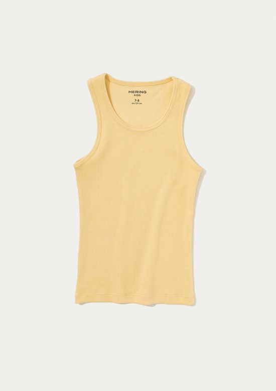 Foto do produto: Regata Básica Infantil Menina Em Ribana - Amarelo