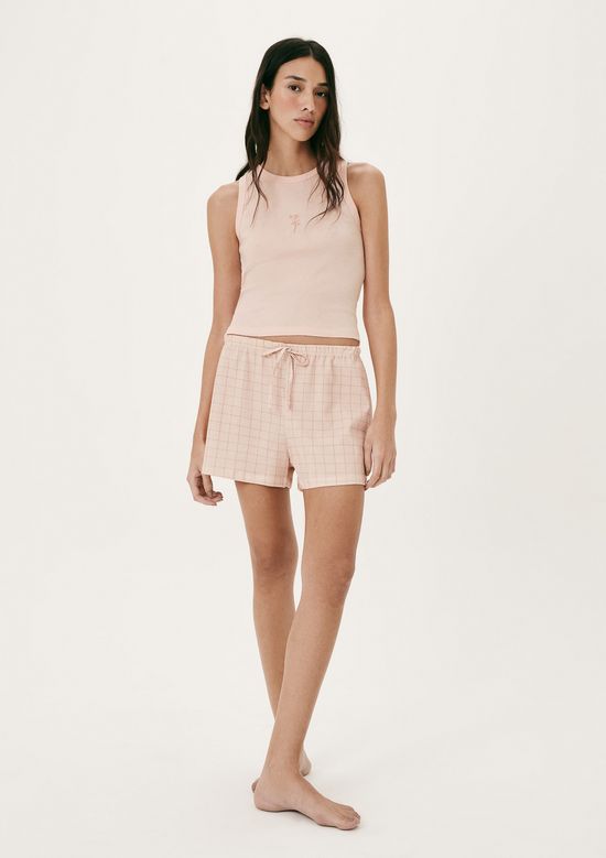 Foto do produto: Pijama Feminino Curto Estampado - Rosa