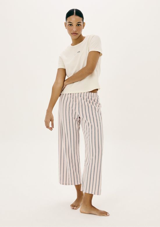 Foto do produto: Pijama Longo Feminino Estampado - Rosa