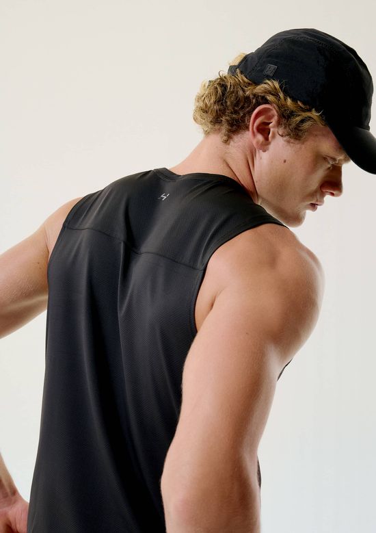 Foto do produto: Regata Masculina Esportiva Refletiva - Preto