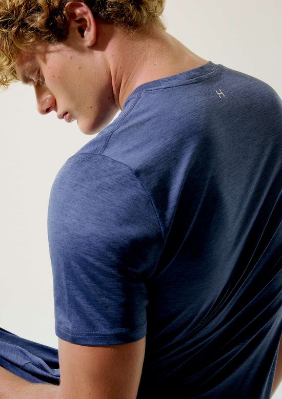 Foto do produto: Camiseta Masculina Esportiva Básica Toque Gelado - Azul