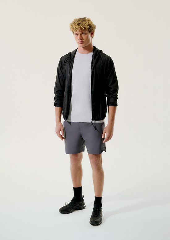 Foto do produto: Bermuda Esportiva Masculina Com Cordão - Cinza