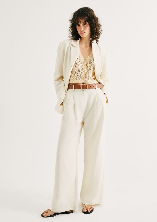 Foto do produto: Colete Feminino Em Tricô - Creme