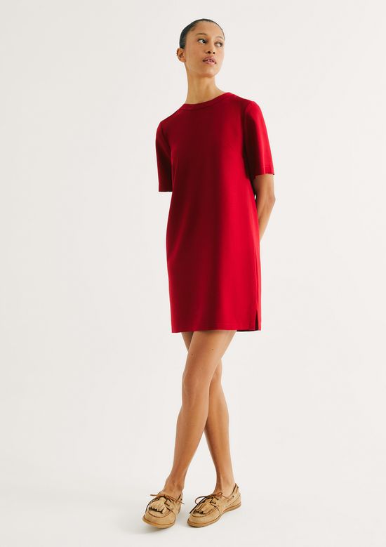 Foto do produto: Vestido Curto Em Viscose Creponada - Vermelho