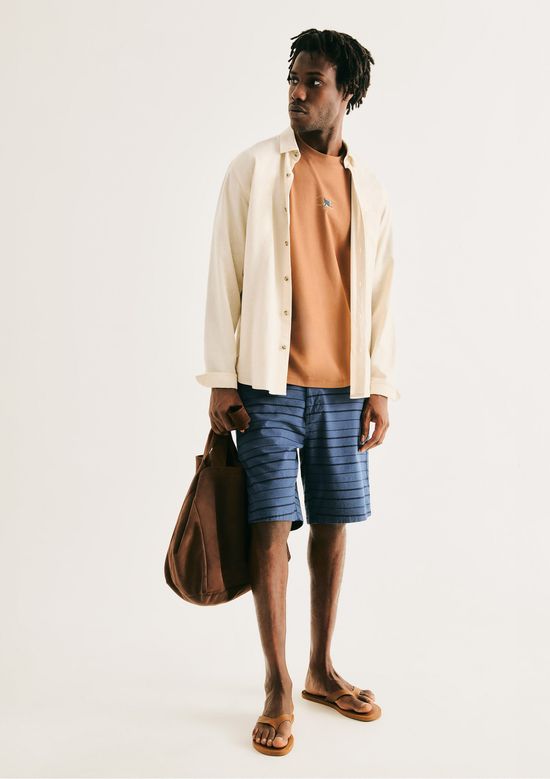 Foto do produto: Camiseta Masculina Comfort Super Cotton Estampada - Terracota