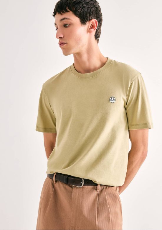 Foto do produto: Camiseta Masculina Manga Curta Com Estampa - Verde