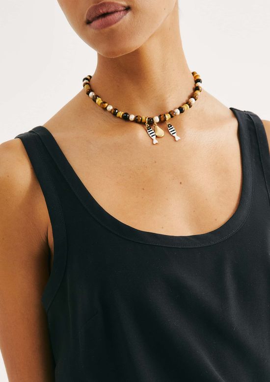 Foto do produto: Regata Feminina Decote U Em Peach Touch - Preto