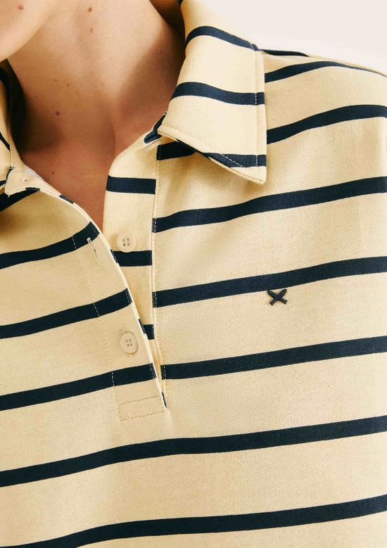 Foto do produto: Polo Feminina Em Moletinho Fio Tinto - Amarelo