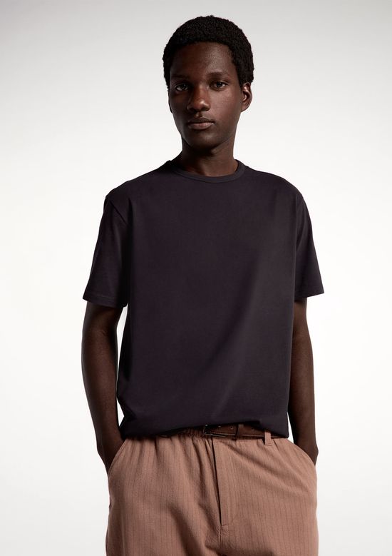 Foto do produto: Camiseta Masculina Slim Algodão Peruano Soft Touch - Preto