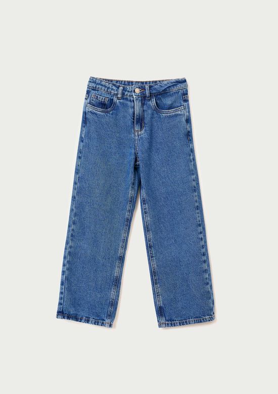 Foto do produto: Calça Jeans Skater Fit Infantil Menina - Azul