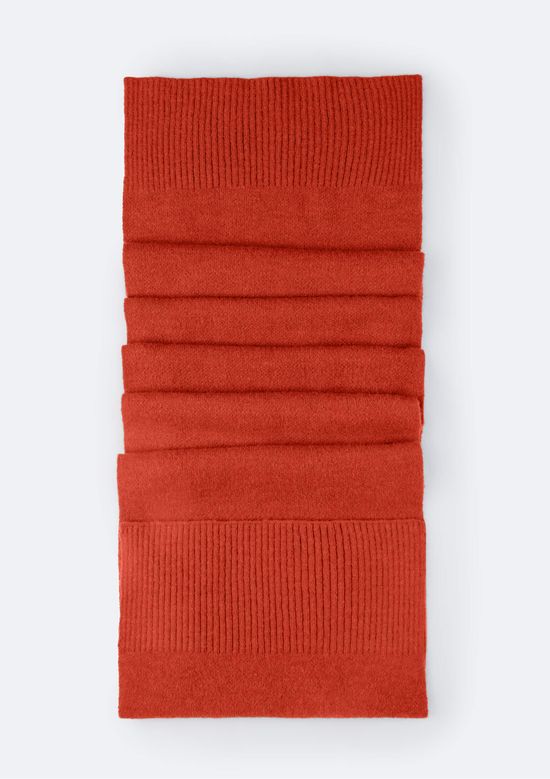 Foto do produto: Cachecol Feminino Em Tricô - Vermelho