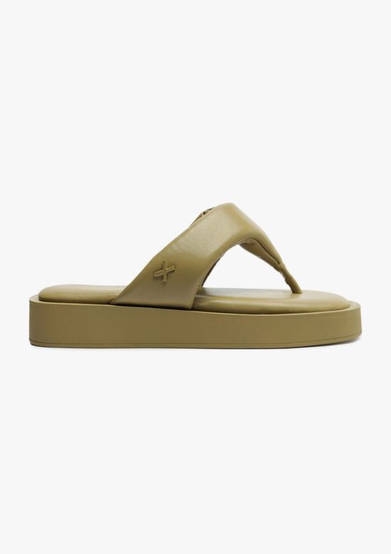 Foto do produto: Sandália Solar Flatform Feminina Tira Acolchoada - Verde