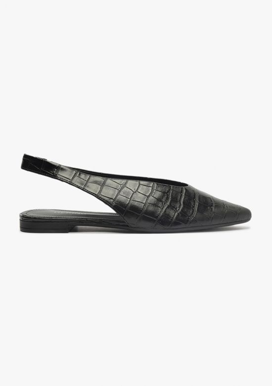 Foto do produto: Sapatilha Slingback Bico Fino - Preto