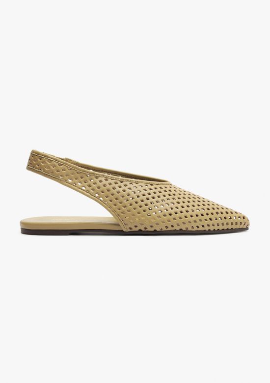 Foto do produto: Sapatilha Slingback Vazada - Caqui