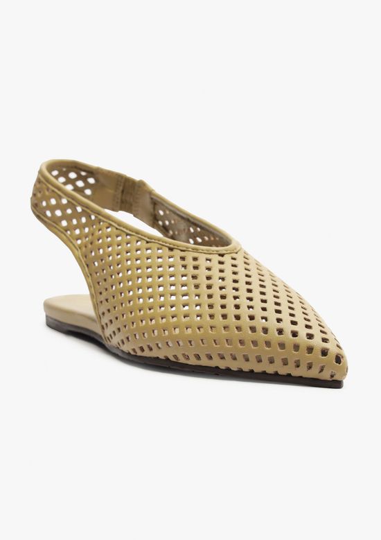 Foto do produto: Sapatilha Slingback Vazada - Caqui