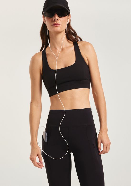 Foto do produto: Top Esportivo Alta Compressão - Preto