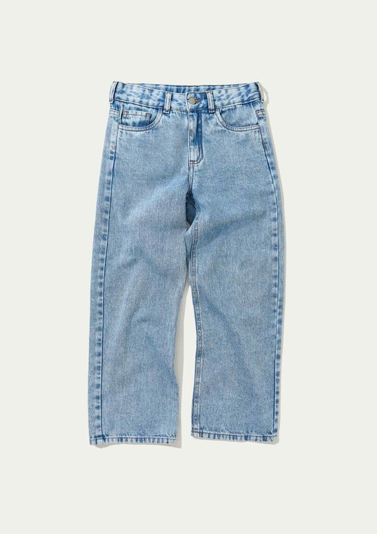 Foto do produto: Calça Jeans Infantil Menina Skater Fit - Azul
