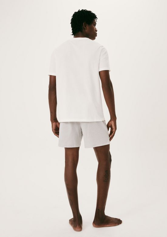 Foto do produto: Pijama Curto Masculino Com Samba Canção - Off white