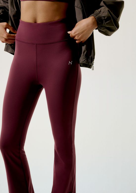 Foto do produto: Calça Esportiva Feminina Cintura Alta - Vinho