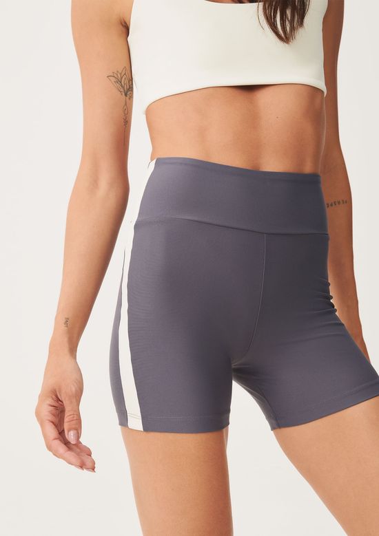 Foto do produto: Shorts Esportivo Feminino Compressão Média - Roxo