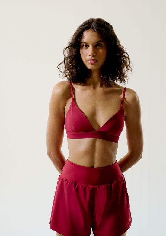 Foto do produto: Top Esportivo Decote V - Vermelho