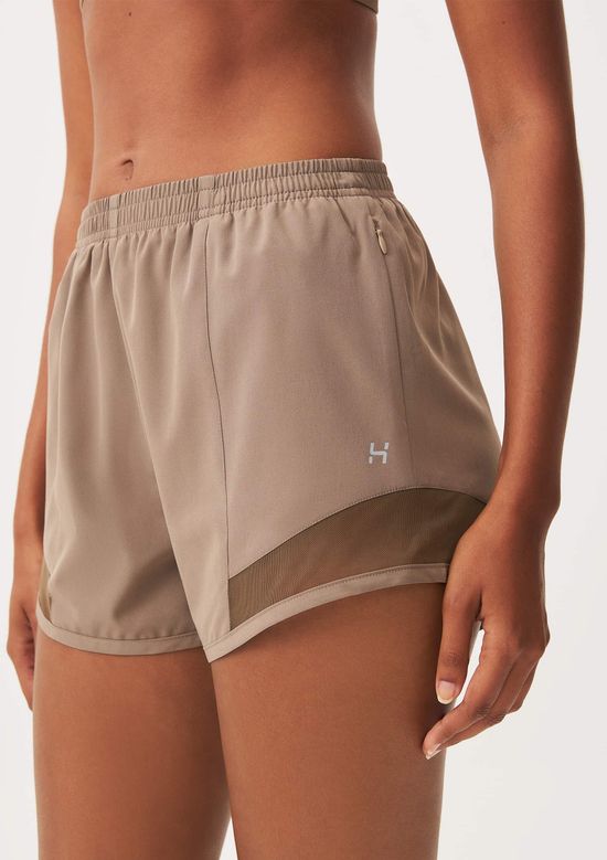 Foto do produto: Shorts Esportivo Feminino Easy Care Runner - Marrom