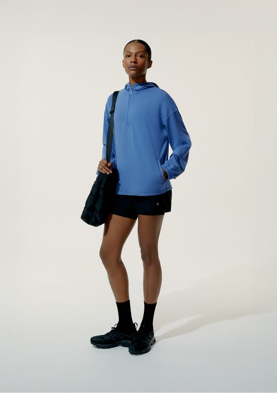 Foto do produto: Blusão Esportivo Feminino Gola Alta Com Zíper - Azul
