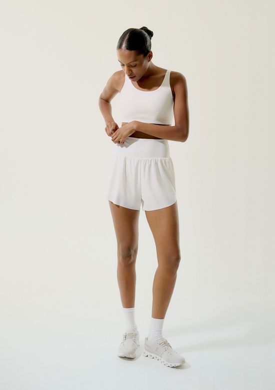 Foto do produto: Shorts Esportivo Feminino Secagem Rápida - Off white
